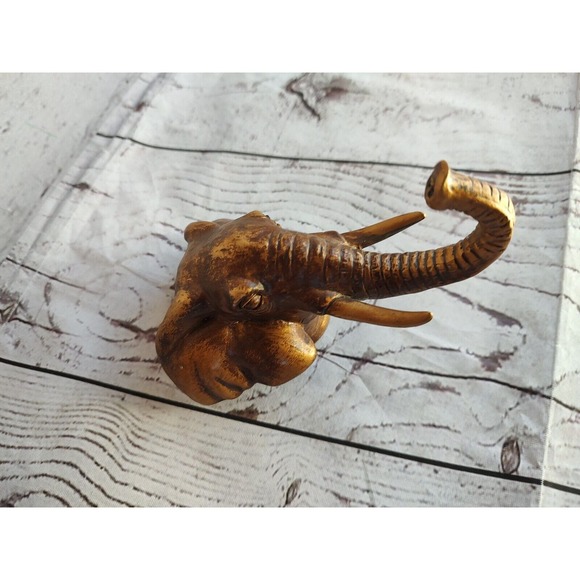 Wall-mounted Hook Elephant Head Design Hanging Hook Coat Storage Hook - Picture 6 of 7